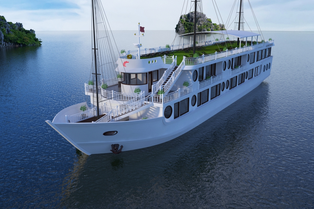 oriental sail ra mat calypso cruises tren vinh lan ha