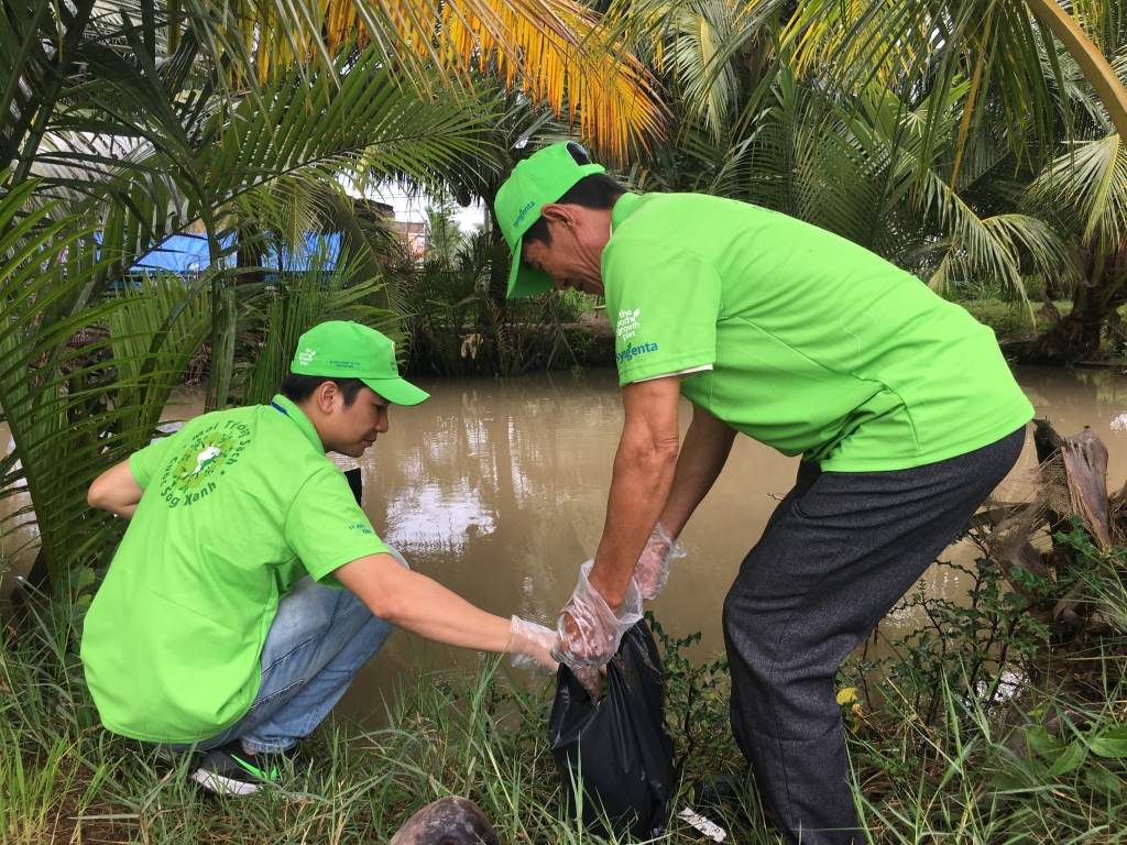 Syngenta Việt Nam mang chiến dịch“Môi trường sạch- Cuộc sống xanh” đến với Trà Vinh