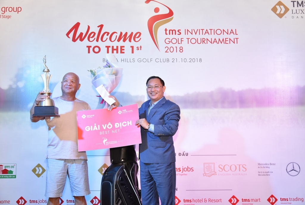 tms invitational golf tournament 2018 trao thuong 10 ty dong cho cac golfer xuat sac