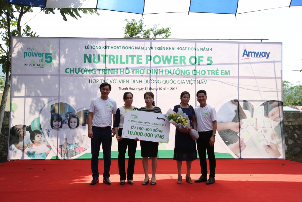 amway viet nam khoi dong chien dich nutrilite power of 5 nam 2018 tai tinh thanh hoa