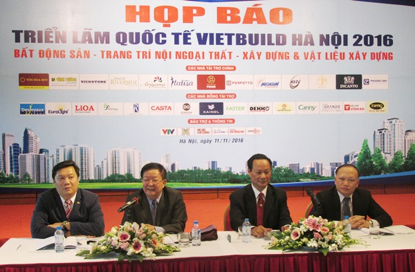 Triển lãm Quốc tế Vietbuild Hà Nội 2016 thu hút hơn 420 doanh nghiệp