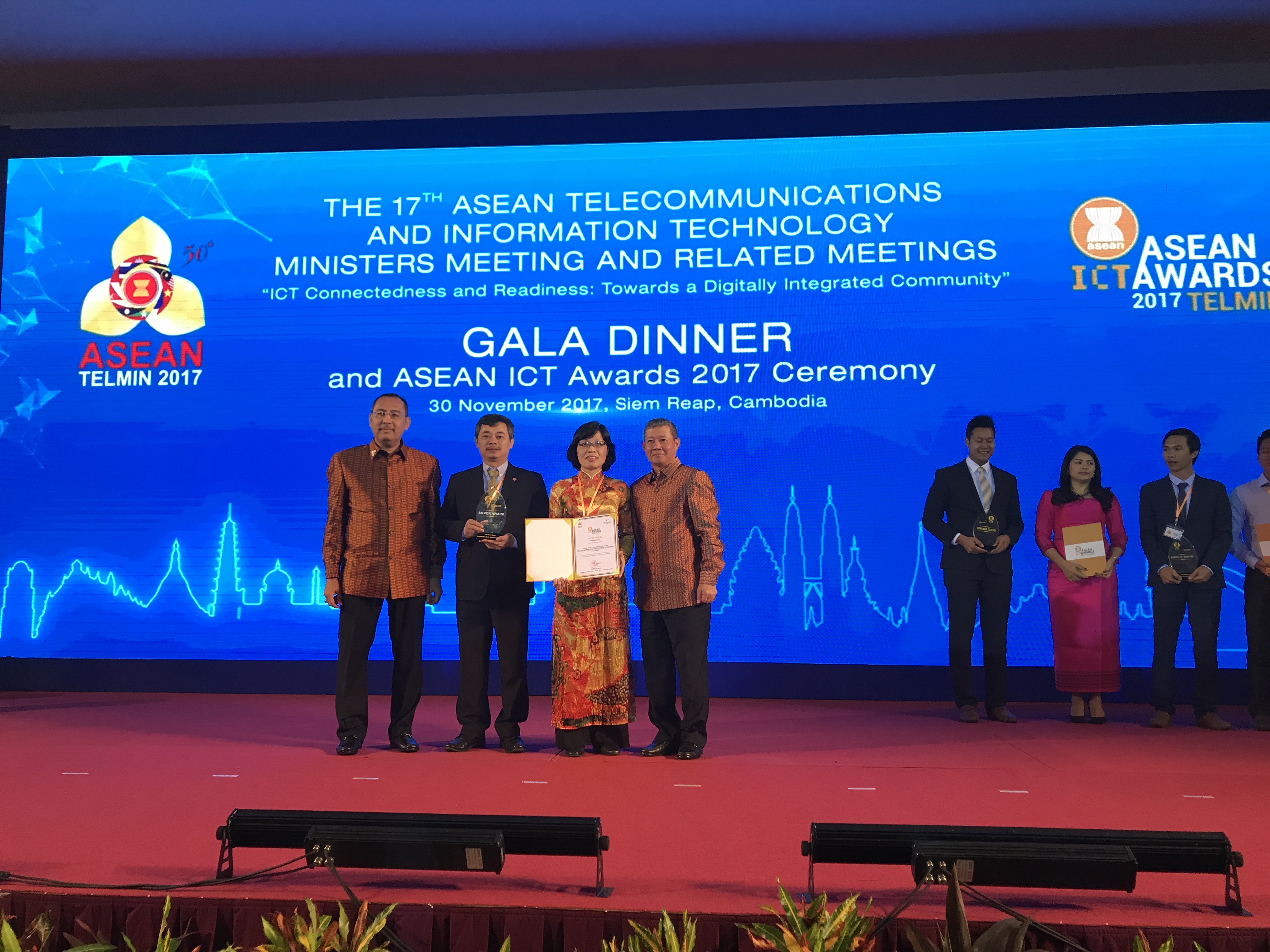 BIDV Payment đạt giải Bạc tại ASEAN ICT Awards 2017