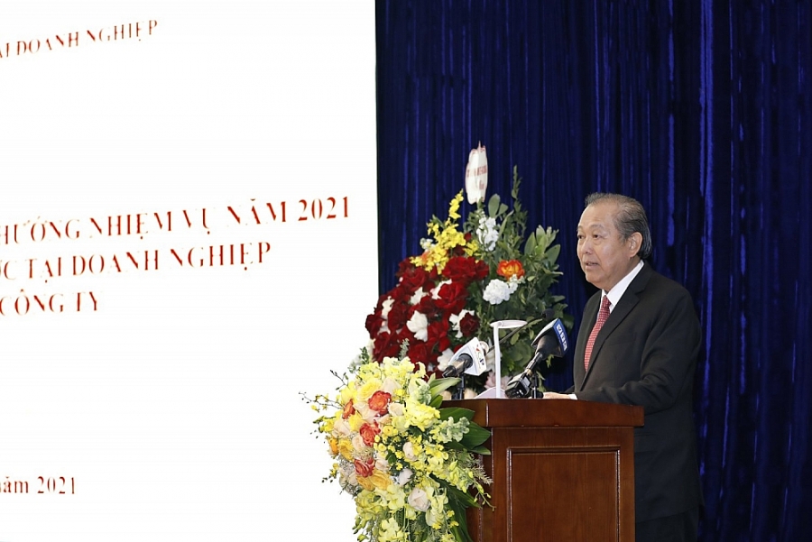 Phó Thủ tướng Thường trực Chính phủ Trương Hòa Bình phát biểu chỉ đạo Hội nghị