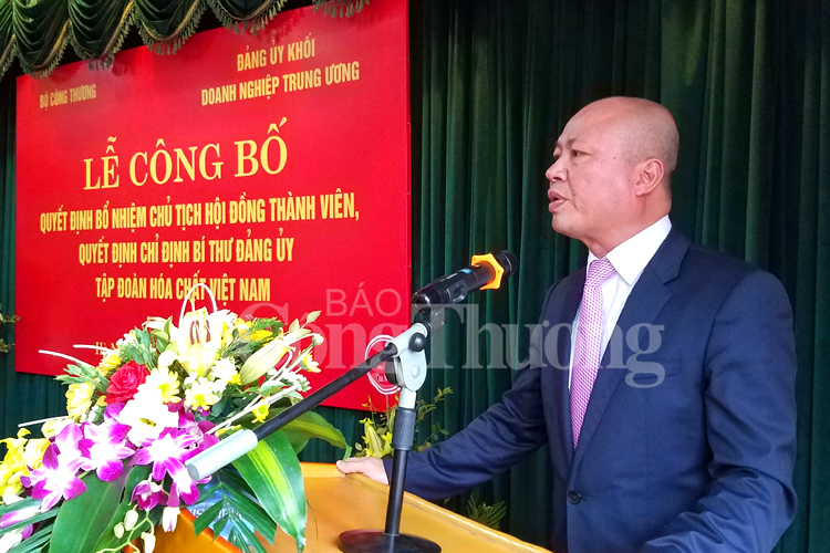 Chính thức bổ nhiệm Chủ tịch Hội đồng thành viên Tập đoàn Hóa chất Việt Nam