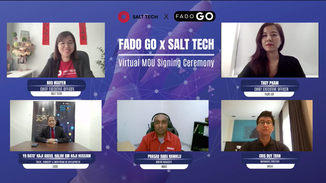 Fado go và Salt Tech Solutions ký kết hợp tác liên quan đến thương mại điện tử