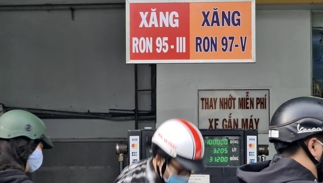 giá xăng RON 97-V đang được bán cao nhất tại thị trường TP. Hồ Chí Minh.