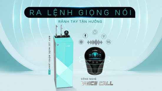 Karofi trình làng máy lọc nước ra lệnh bằng giọng nói đầu tiên tại Việt Nam