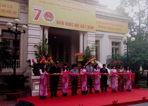 Khai mạc triển lãm “70 năm Quốc hội Việt Nam”
