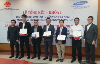25 cán bộ Việt Nam đầu tiên hoàn thành khóa đào tạo chuyên gia tư vấn công nghiệp hỗ trợ