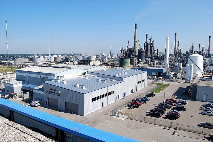 Nhà máy H.C. Starck nhà sản xuất bột vonfram toàn cầu tại Sarnia, Canada