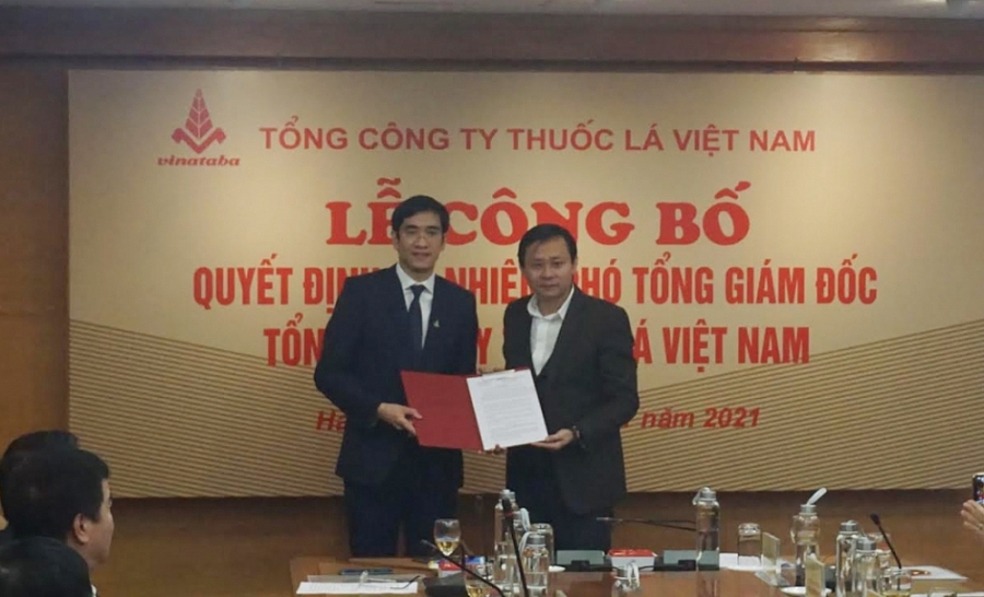 Ông Nghiêm Xuân Toàn được bổ nhiệm làm Phó Tổng Giám đốc Tổng Công ty Thuốc lá Việt Nam