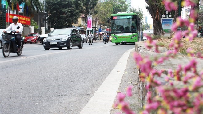 Hà Nội: Dừng triển khai tuyến buýt nhanh BRT 02 Kim Mã-Hòa Lạc