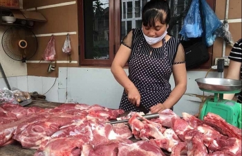 40.000 tấn thịt lợn nhập về Việt Nam, từ 1/4 phải giảm về 70 ngàn/kg