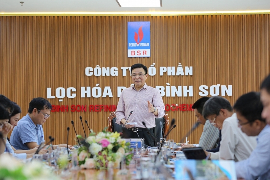 Tổng Giám đốc Petrovietnam Lê Mạnh Hùng kết luận buổi làm việc