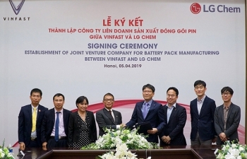 Vinfast và LG Chem hợp tác thành lập liên doanh sản xuất pin