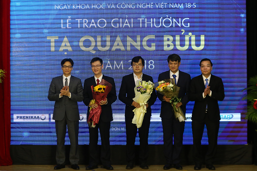 Giải thưởng Tạ Quang Bửu 2018 vinh danh các nhà khoa học trẻ