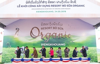Vinamilk khởi công xây dựng tổ hợp "Resort" bò sữa Organic quy mô 5.000 ha tại Lào