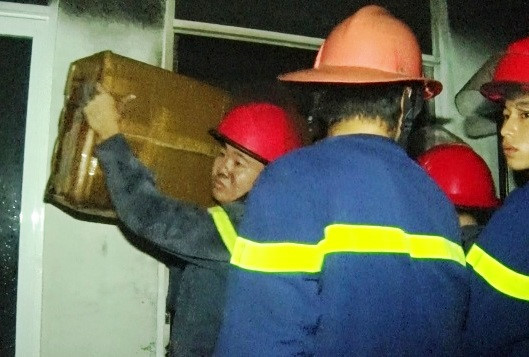 Chập điện gây cháy tại Chi cục Quản lý thị trường Đà Nẵng