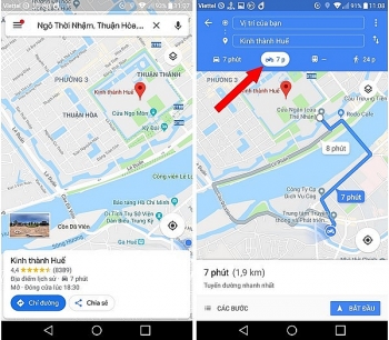 Google Maps bổ sung tính năng dẫn đường cho người đi xe máy tại Việt Nam