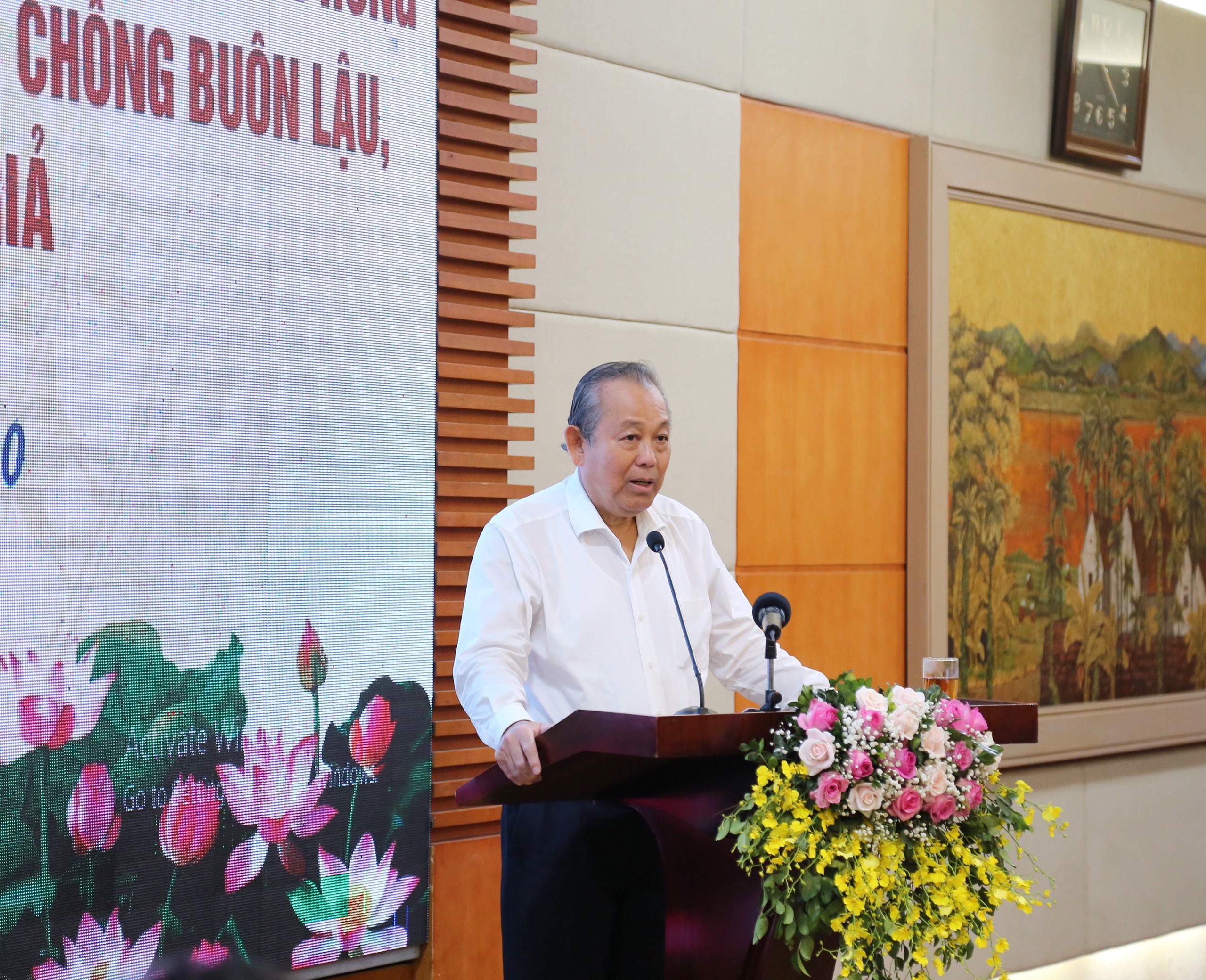 Phó Thủ tướng Thường trực Chính phủ Trương Hòa Bình –  làm việc tại TP. Hải Phòng