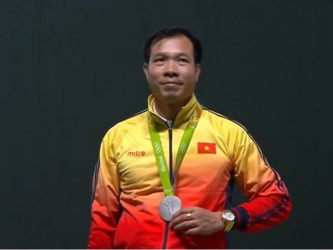 Hoàng Xuân Vinh giành thêm Huy chương Bạc Olympic 2016