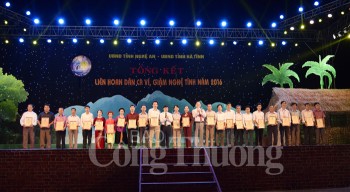 Bế mạc Liên hoan dân ca ví, giặm Nghệ Tĩnh năm 2016