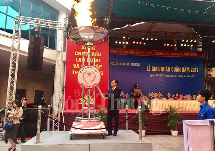 Hà Nội: Lễ giao quân đầu tiên trong năm 2017