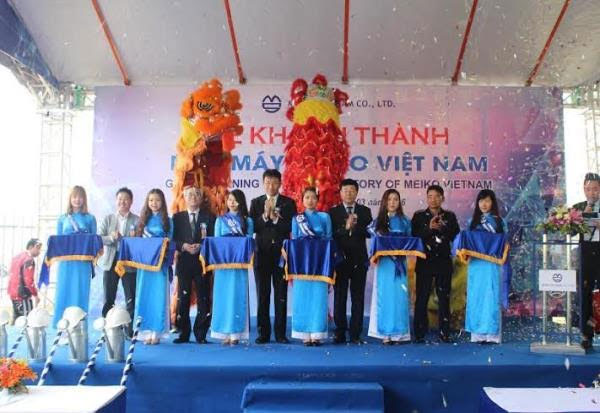 Công ty TNHH Meiko Việt Nam khánh thành nhà máy tại KCN Tràng Duệ