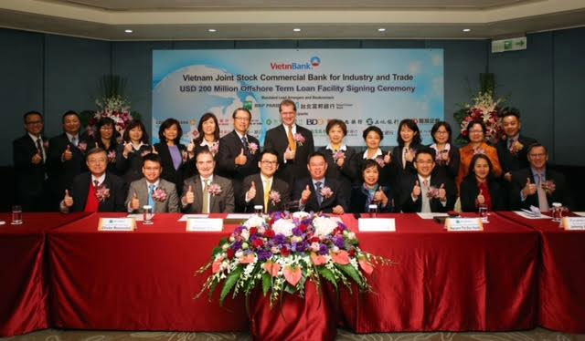 VietinBank ký kết hợp đồng vay hợp vốn trị giá 200 triệu USD