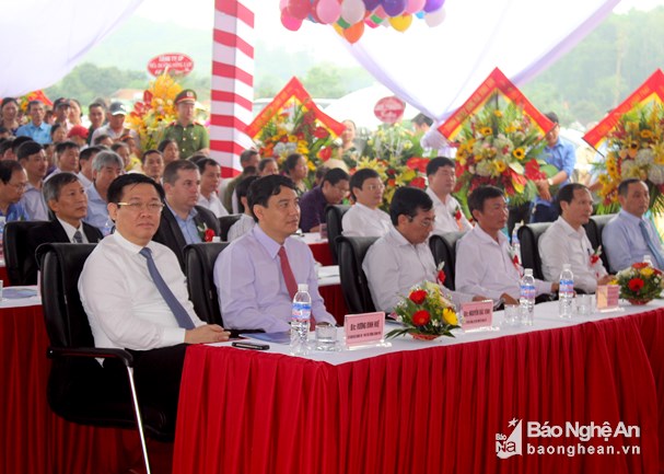 Phó Thủ tướng Vương Đình Huệ dự lễ khởi công Nhà máy sản xuất gỗ trên 2.000 tỷ đồng