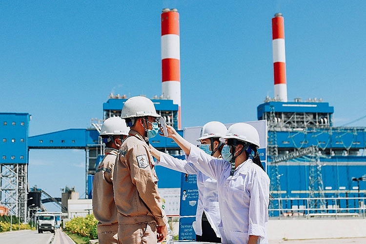 Nhiệt điện Vĩnh Tân 4 tăng cường phòng chống dịch, đảm bảo sản xuất an toàn