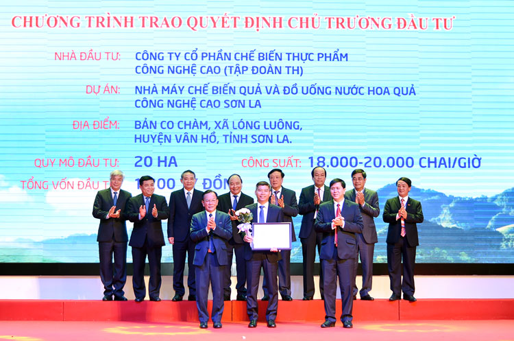 Cấp giấy chứng nhận đăng ký cho 26 dự án tại Hội nghị xúc tiến đầu tư tỉnh Sơn La