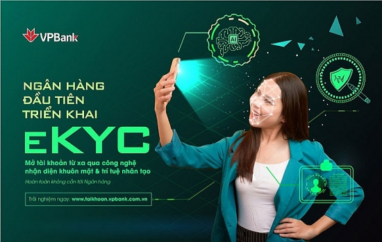 VPBank là ngân hàng đầu tiên triển khai eKYC - định danh khách hàng trực tuyến