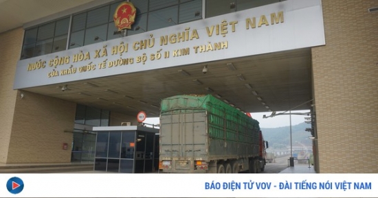 Xuất nhập khẩu qua Lào Cai vẫn khả quan trong giai đoạn phòng chống dịch