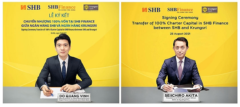 SHB sẽ chuyển nhượng 100% vốn tại SHB Finance cho Krungsri thuộc Tập đoàn MUFG- Nhật Bản
