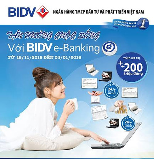 Dịch vụ BIDV Online: Thêm tiện ích - Tăng lợi ích