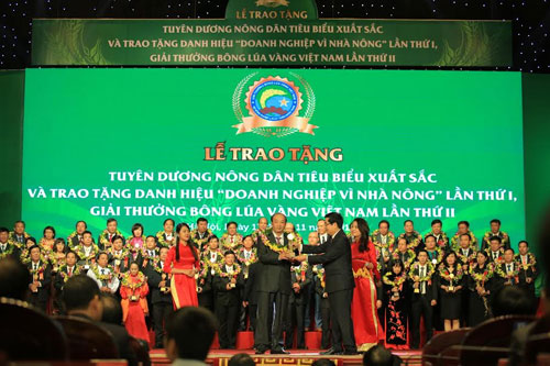 Vedan Việt Nam nhận giải thưởng Bông lúa vàng