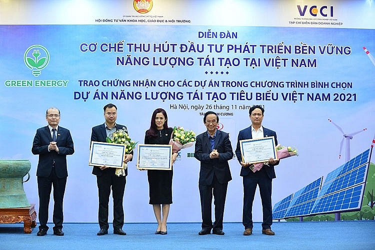 Hai nhà máy điện mặt trời của BIM Energy đứng trong Top 10 Dự án Năng lượng tái tạo tiêu biểu Việt Nam 2021