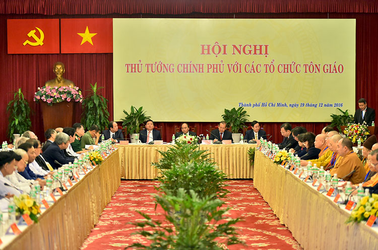 Thủ tướng Nguyễn Xuân Phúc đánh giá cao vai trò của các tổ chức tôn giáo