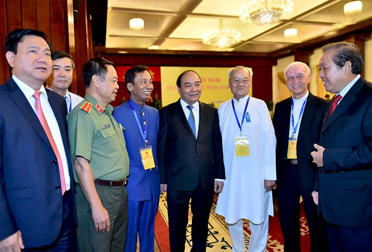 Thủ tướng Nguyễn Xuân Phúc đánh giá cao vai trò của các tổ chức tôn giáo