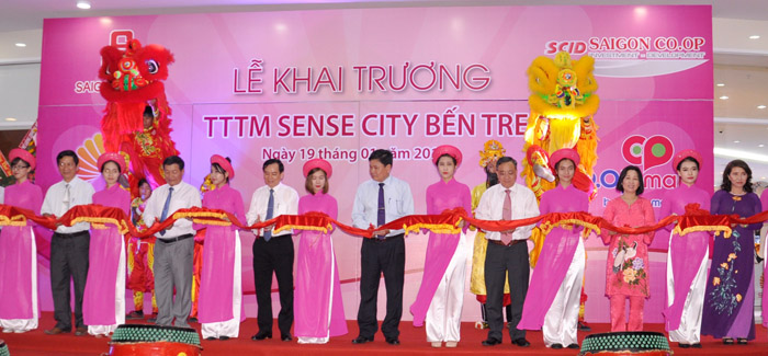 Saigon Co.op khai trương Trung tâm thương mại Sense City Bến Tre