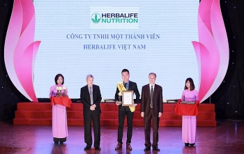 Herbalife liên tục nhận giải thưởng “Sản phẩm vàng vì sức khỏe cộng đồng”