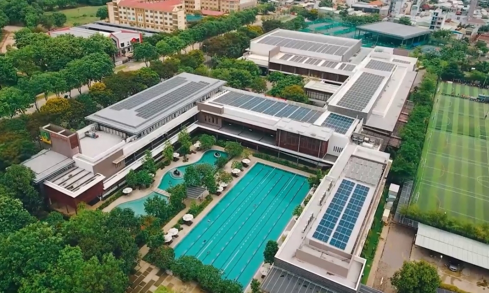 Khu phức hợp thể thao đầu tiên tại TP. Hồ Chí Minh vận hành bằng điện mặt trời