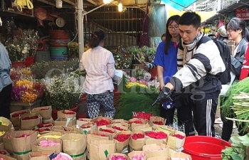 TP. Hồ Chí Minh: Sôi động thị trường hoa, quà tặng ngày 20/11