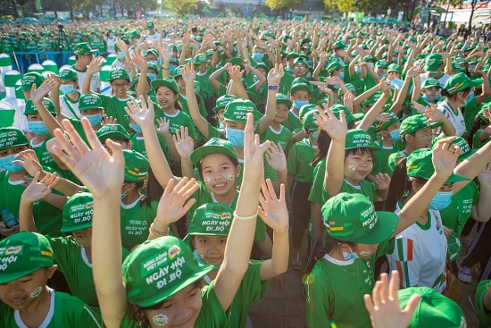 Ngày hội đi bộ do Nestlé MILO tổ chức lần đầu tiên diễn ra tại Cần Thơ