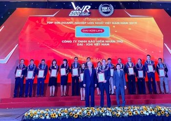 Dai-ichi Life Việt Nam vào top 500 doanh nghiệp lớn nhất Việt Nam 2019