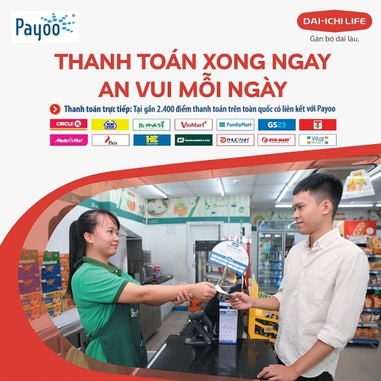 Dai-ichi Life Việt Nam hợp tác với Payoo mở rộng kênh thanh toán
