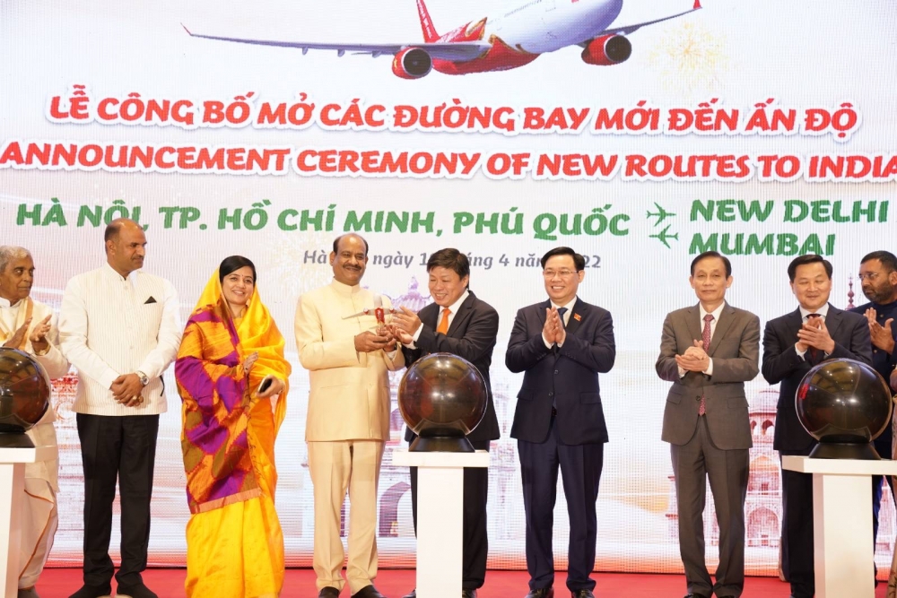Vietjet công bố thêm loạt đường bay thẳng từ Việt Nam đến Ấn Độ