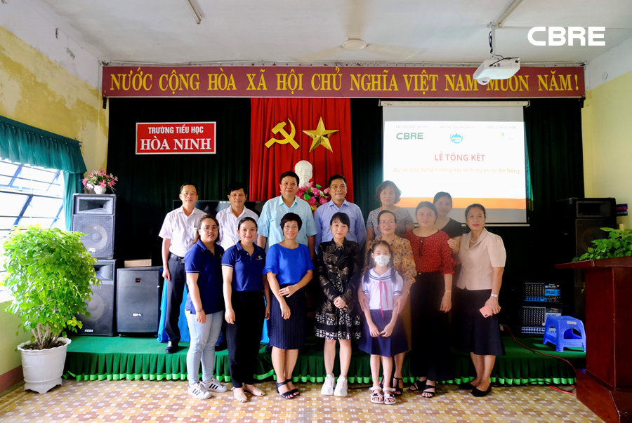 CBRE và EMWF tổng kết "dự án xây trường học lành mạnh" tại TP. Đà Nẵng