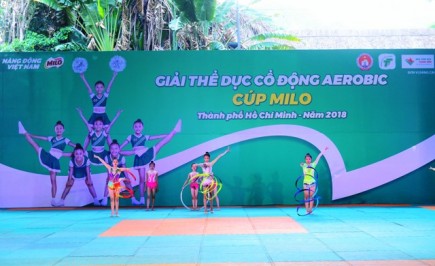 93 đội tham Giải Thể dục cổ động Aerobic TP. Hồ Chí Minh cúp Milo lần 2-2018